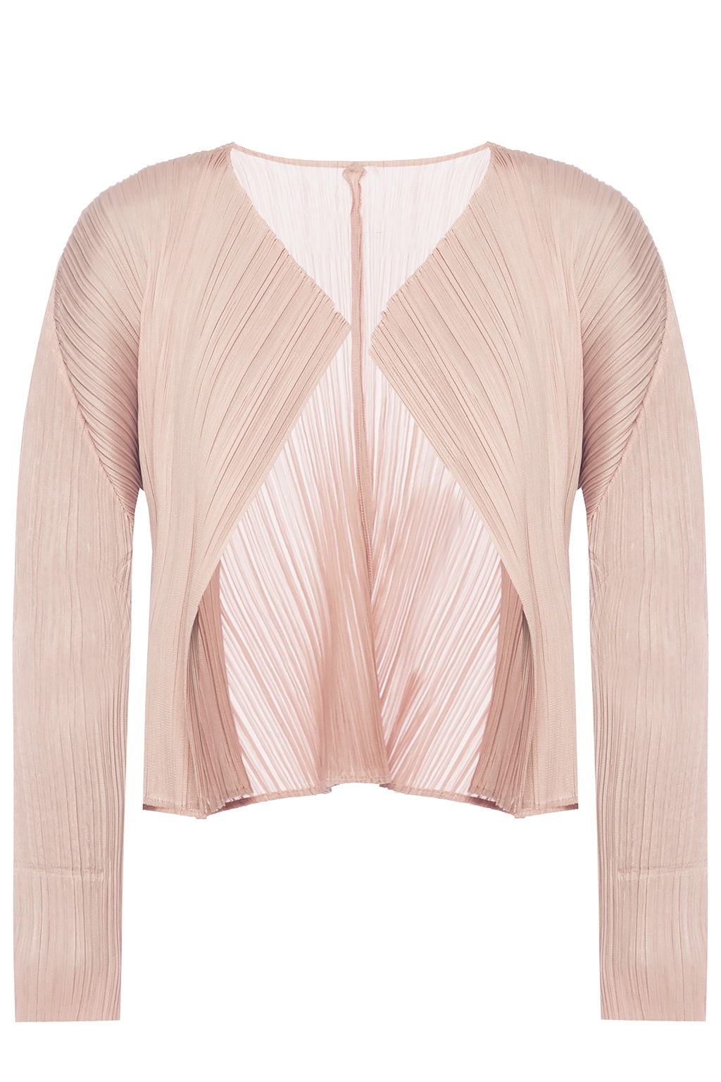 Pink Long-sleeved pleated top Issey Miyake Pleats Please - Vitkac